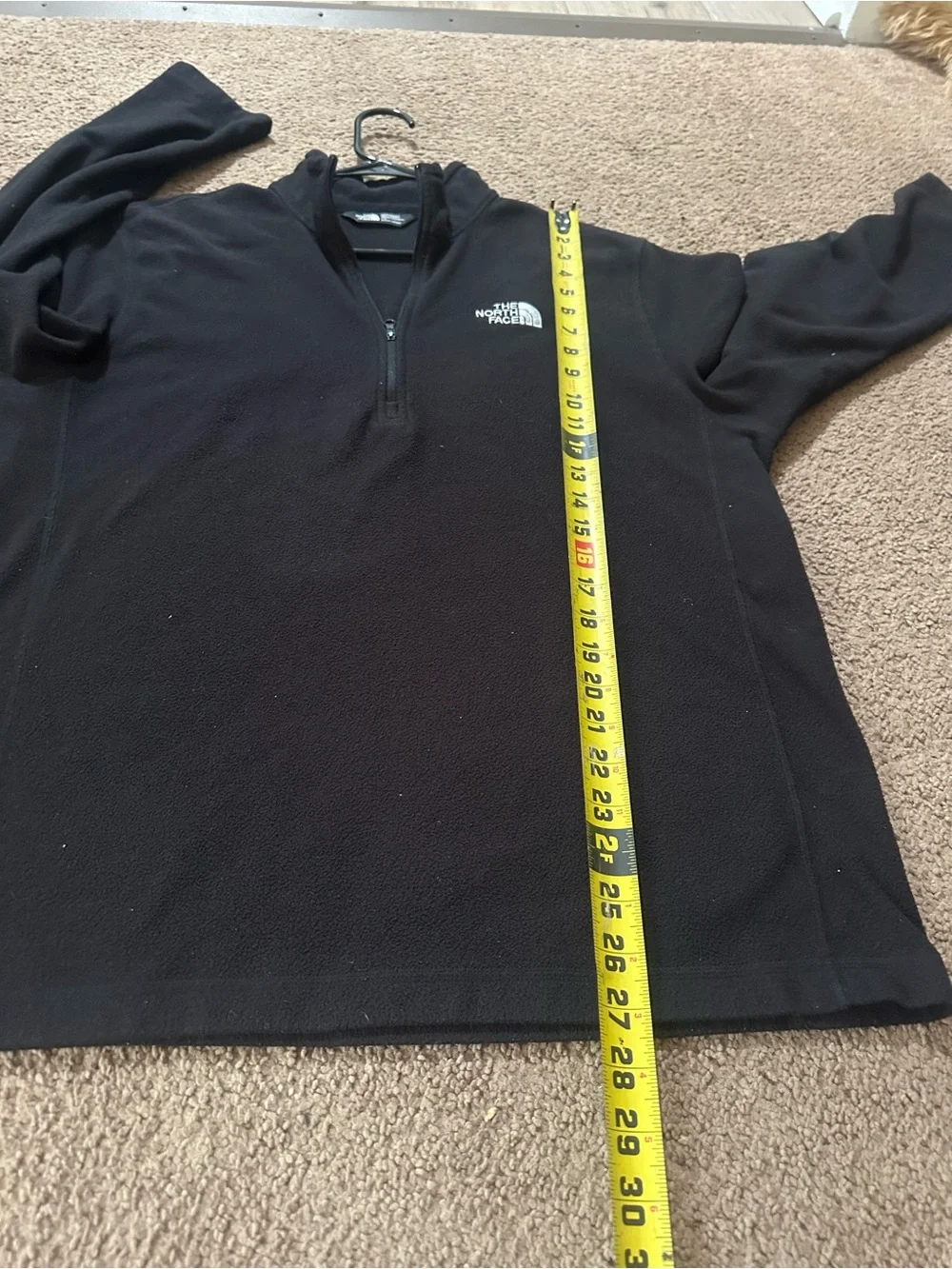 The North Face Black Half-Zip Fleece Pullover